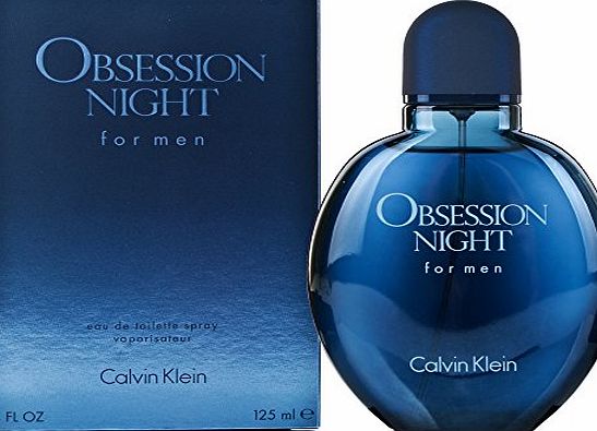 Calvin Klein Obsession Night Eau de Toilette Spray for Men By Calvin Klein 125 ml