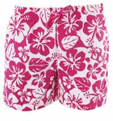 Calvin Klein Pink and White Patterned Swimwear