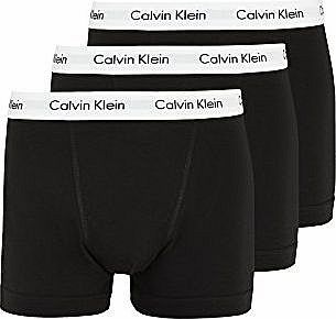 Calvin Klein Three Pack Cotton Underwear Black - L