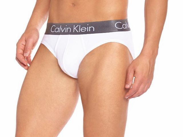 Calvin Klein Underwear Mens GUNMETAL MICRO Boxer Shorts, White (White), Medium