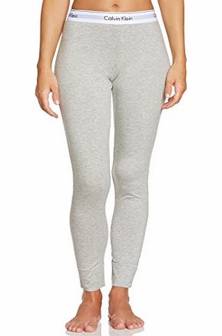 Calvin Klein Underwear Womens MODERN COTTON Plain Pyjama Bottoms, Grey (Grey Heather), UK 8 (Manufacturer Size:Small)