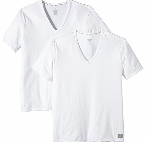 Calvin Klein V-Necks 2er T-Shirt white S
