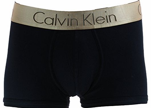 Calvin Klein Zinc - Black - Mens Trunks with fly