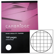 Cambridge A4 Top-Bound Punched Refill Pad
