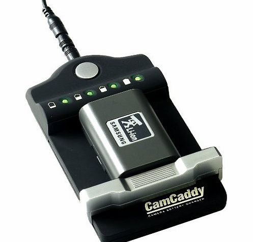 CamCaddy CC1005 Compact Digital Camera Battery Charger - Black