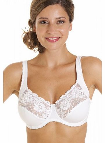 Camille Womens Ladies Lingerie Underwired Lace Big Cup Bra Size 34B-42G 42B