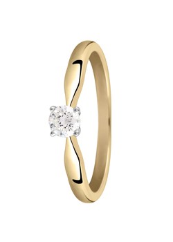 9ct Gold 0.20ct 4 Claw Diamond Ring