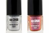 2 Pack Eye Candy Crackle Nail Polish - Star And