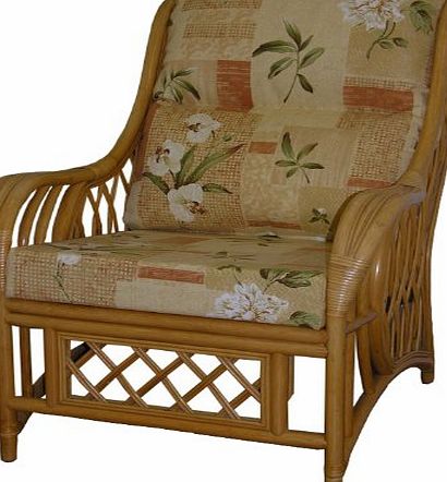Replacement Cane Chair Cushions Only Wicker Rattan Conservatory Furniture by Gilda (Bamboo Natural)
