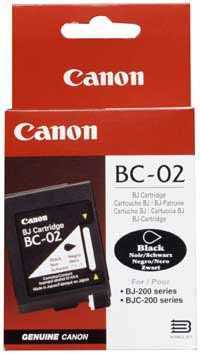 Canon BC-02 OEM Black Inkjet Cartridge