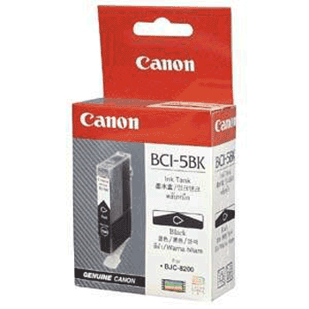 Canon BCI-5Bk OEM Black Cartridge