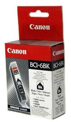 Canon BCI-6Bk OEM Black Inkjet Cartridge