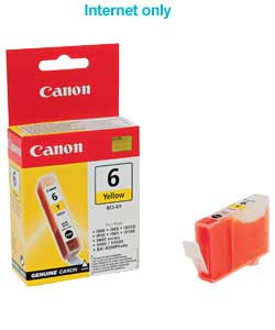 canon BCI-6Y Yellow Ink Cartridge