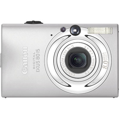 Canon Digital IXUS 80 IS Silver Compact Camera