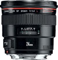 Canon EF24mm f/1.4 L USM includes Lens Hood