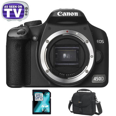 Canon EOS 450D Body Only - MEMORY KIT