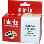 Inkrite Compatible Canon BC-61 Colour Ink