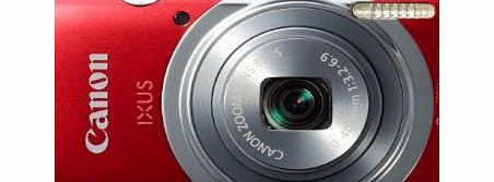 Canon IXUS 150 Point and Shoot Digital Camera - Red (16MP, 8x Optical Zoom) 2.7 inch LCD