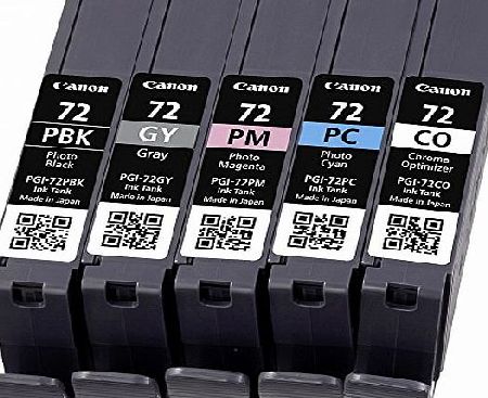 Canon Pgi72 Photo Multipack Ink Cartridge for pgi-72pbk/ pgi-72pgy/ pgi-72pm/ pgi-72pc/ 6403b007 - Multicoloured