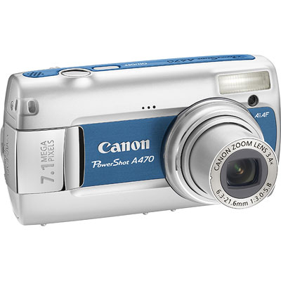Canon PowerShot A470 Blue Compact Camera