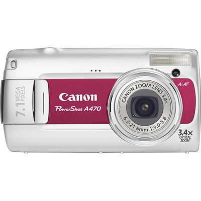 PowerShot A470 Red Compact Camera