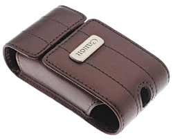 CANON PowerShot SD10 /SD20 / IXUS i / IXUS i5/ ELPH - Deluxe leather case - Bronze