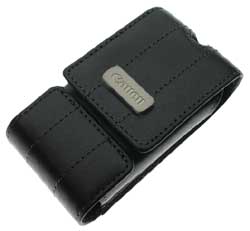 CANON PowerShot SD10 /SD20 / IXUS i / IXUS i5/ ELPH - Deluxe leather case - Silver