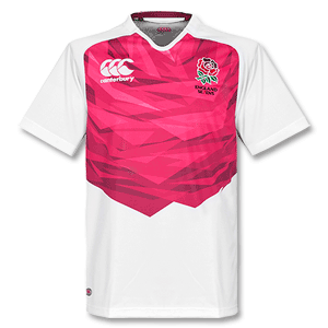Canterbury 12-13 England Home Rugby Sevens S/S Shirt Pro