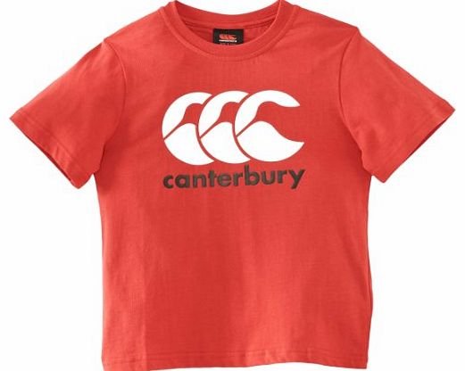 Boys CCC Logo T-Shirt - Red, Size 8