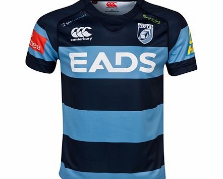 Canterbury Cardiff Blues Home Pro Rugby Shirt 2013/15 Blue