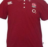 Canterbury England 2013/14 Rugby Training Polo Shirt Peacoat Blue - size S