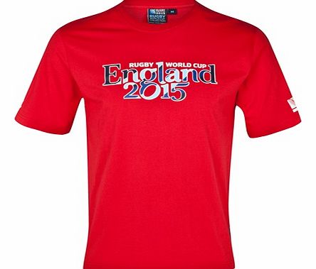 England Rugby World Cup 2015 Script T-Shirt -