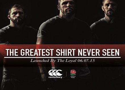Canterbury England RWC15 Home Classic Long Sleeve Shirt -