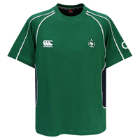 Canterbury Ireland Cut and Sew Rugby Raglan T-Shirt 2007/08