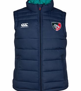 Leicester Tigers Padded Gilet - Womens Navy