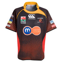 Newport and Gwent Dragons Third Pro Rugby Shirt