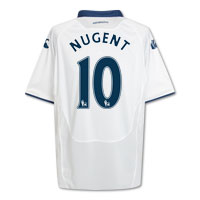 Portsmouth Away Shirt 2009/10 with Nugent 10