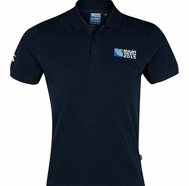 Canterbury Rugby World Cup 2015 No 8 Polo - Navy