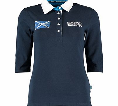 Canterbury Rugby World Cup 2015 Scotland Rugby Shirt - 3/4