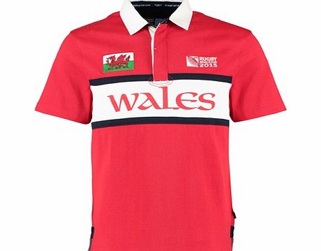 Canterbury Rugby World Cup 2015 Wales Rugby Shirt - Short