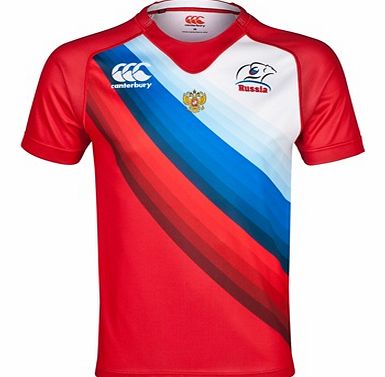 Canterbury Russia Home Sevens Rugby Pro Shirt 2013/14