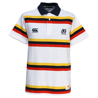 Canterbury Scotland Striped Rugby Polo Shirt 2007/08 -