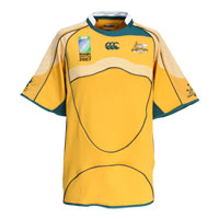 Canterbury Wallabies Home RWC Pro Rugby Shirt 2007.