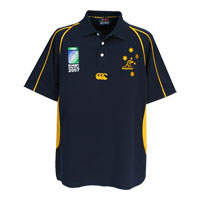 Canterbury Wallabies RWC Rugby Polo Shirt 2007.
