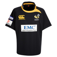 Wasps Home Pro Rugby Shirt.