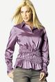 CANVAS ruched satin blouse