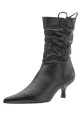 CANVAS womens gather ruched ankle boot