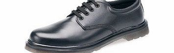 Globe Trotters LH151 High Quality Mens Black Smooth Leather Gibson Safety Shoe With Steel Toe Cap (UK 10/EURO 44)