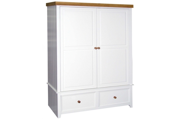Capri 2 door  2 drawer wardrobe - CP522 *DHD* Capri Gents Wardrobe