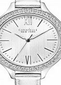 Caravelle New York Ladies Carla Silver Leather